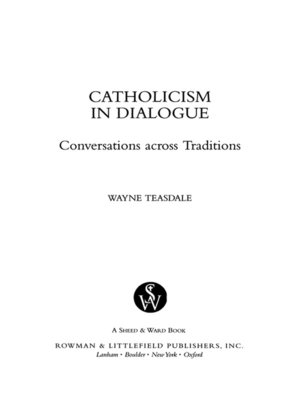 cover image of Catholicism in Dialogue